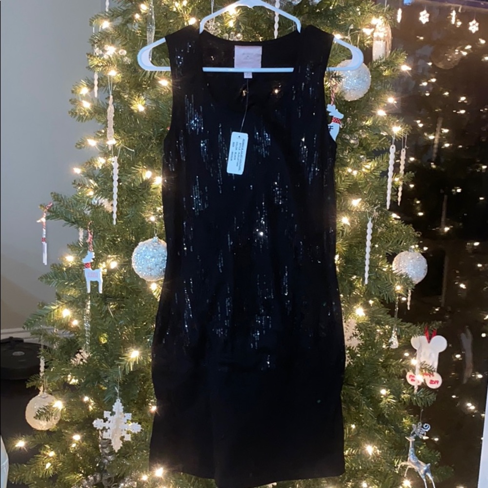 sequin black dress! #NWT